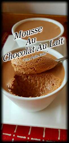 Mousse Au Chocolat Au Lait