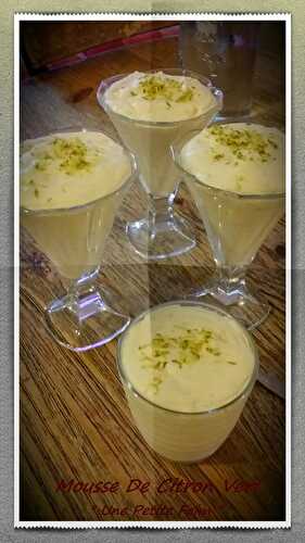 Mousse De Citron Vert