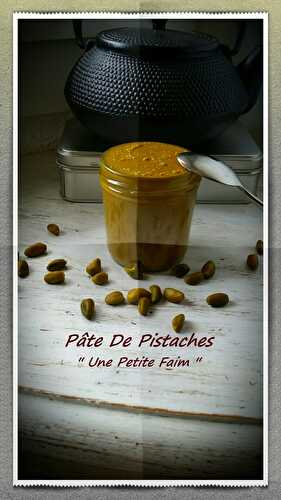 Pâte De Pistaches