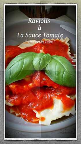 Raviolis à La Sauce Tomate