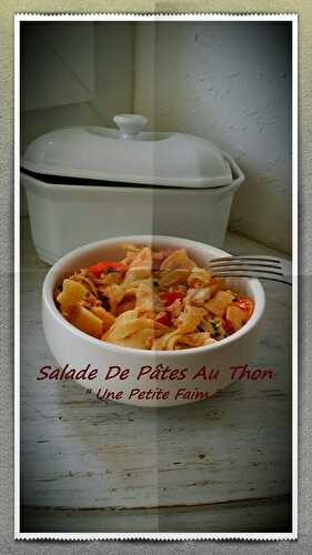 Salade De Pâtes Au Thon