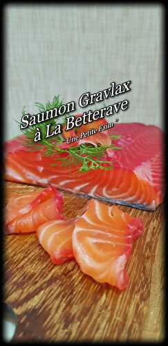 Saumon Gravlax à La Betterave