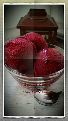 Sorbet Cassis