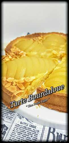 Tarte Bourdaloue