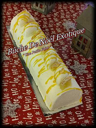 Bûche De Noël Exotique