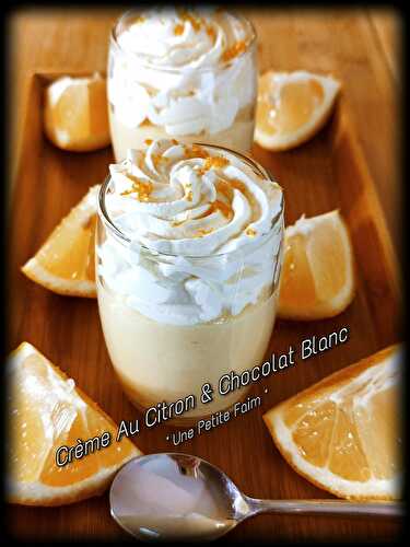 Crème Au Citron & Chocolat Blanc