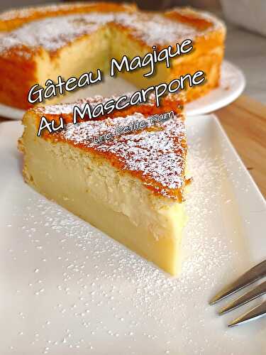 Gâteau Magique Au Mascarpone