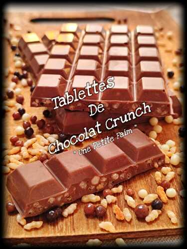 Tablettes De Chocolat Crunch