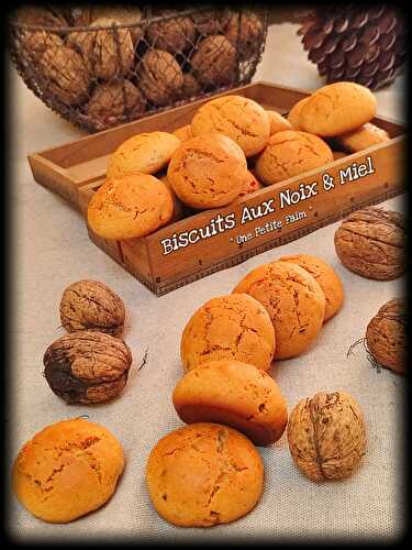 Biscuits Aux Noix & Miel