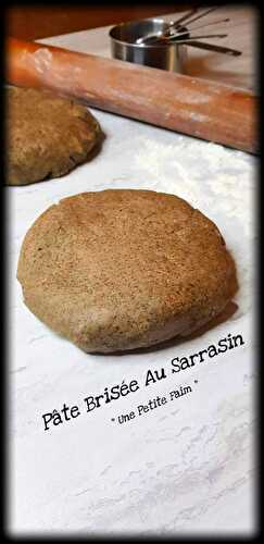 Pâte Brisée Au Sarrasin