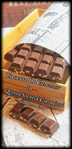 Tablettes De Chocolat Au Quinoa Soufflé