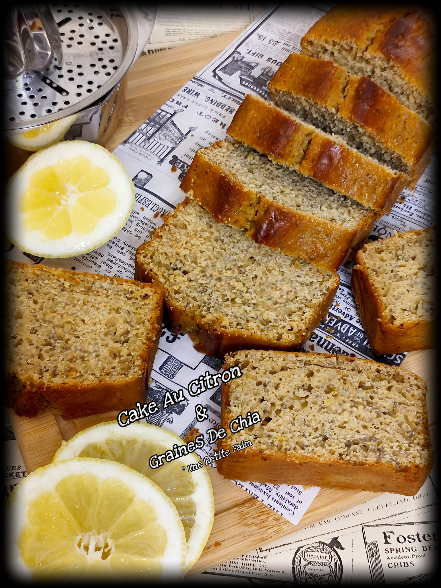 Cake Au Citron & Graines De Chia