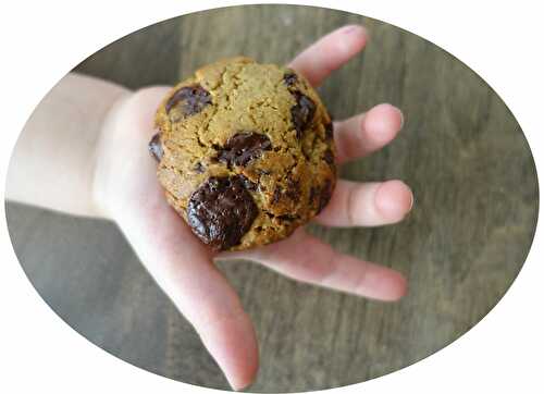 Cookies au beurre de cacahuète & chocolat noir - IG Bas - Une Renarde aux fourneaux