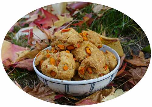 Cookies salés au potimarron, parmesan & amandes - IG Bas