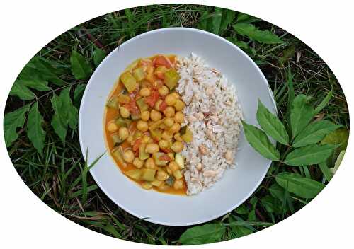 Curry aux courgettes & pois chiches - IG Bas