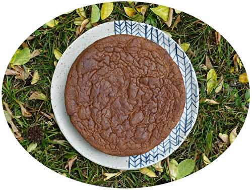 Gâteau mousseux au chocolat noir & banane - IG Bas - Une Renarde aux fourneaux
