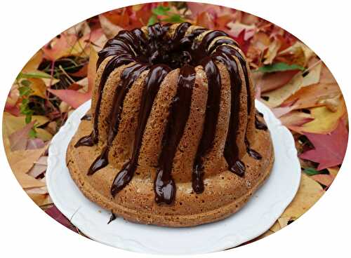 Kougelhopf aux pommes caramélisées & chocolat