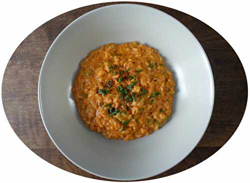 Quasi - risotto crémeux aux poivrons