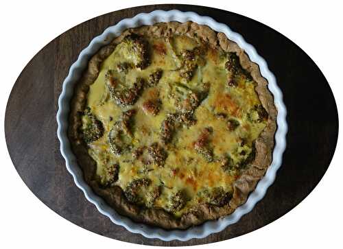 Quiche aux brocolis, chorizo, sésame & parmesan - IG Bas