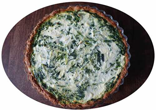 Quiche aux épinards, ricotta & menthe - IG Bas