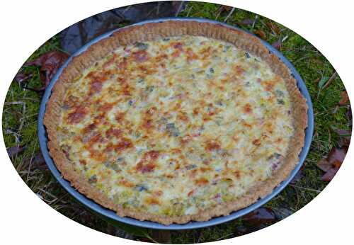 Quiche aux poireaux & lardons - IG Bas