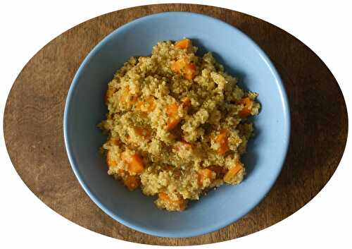 Quinoa façon risotto carottes & cumin