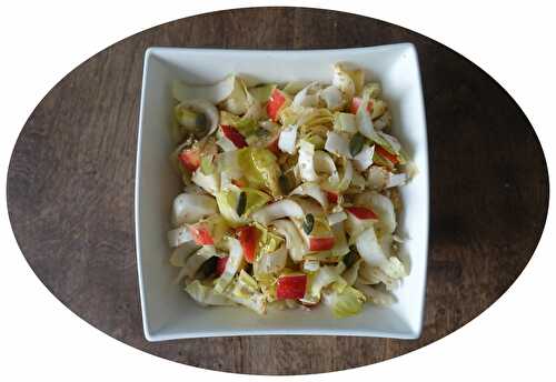 Salade d'hiver à l'endive, pomme & graines - IG Bas