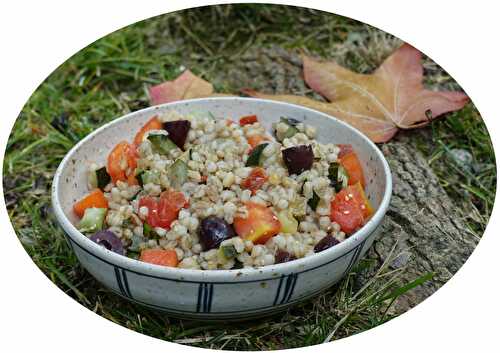 Salade estivale d'orge, courgettes & tomates - IG Bas