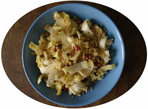 Salade quinoa, endives & fromage de chèvre - IG Bas
