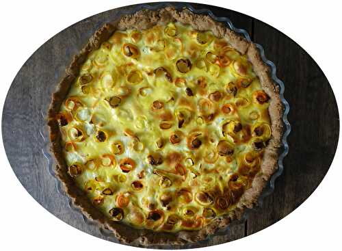 Tarte spirale aux carottes & chèvre frais - IG Bas