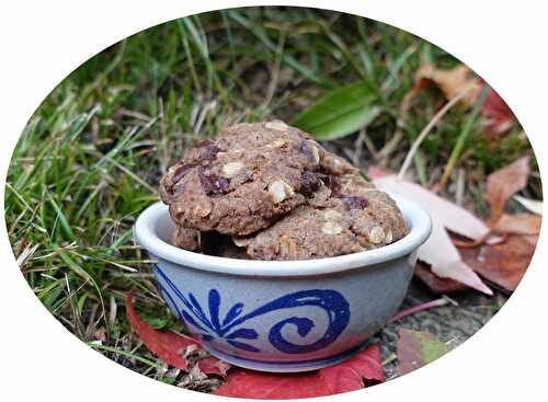 Cookies aux flocons d'avoine, sarrasin & chocolat noir - IG Bas