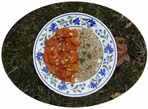 Mafé : peu de poulet, beaucoup de légumes & de la cacahuète - IG Bas