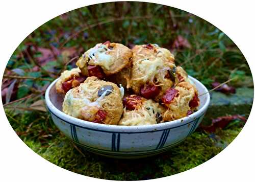 Cookies au chorizo & graines de courge - IG Bas