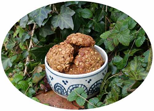 Cookies cacahuètes & flocons d'avoines - IG Bas