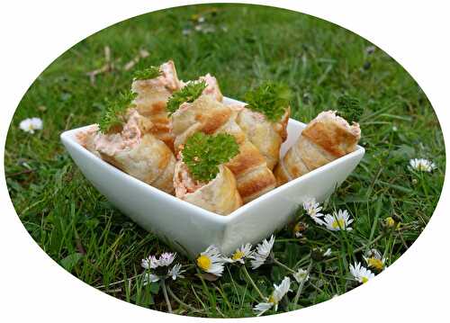 Carottes feuilletées au fromage frais