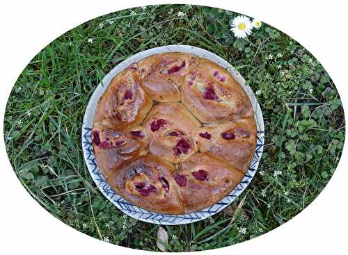 Chinois aux framboises & crème pâtissière au miel