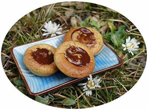 Mini génoise au beurre de cacahuète & chocolat noir - IG Bas