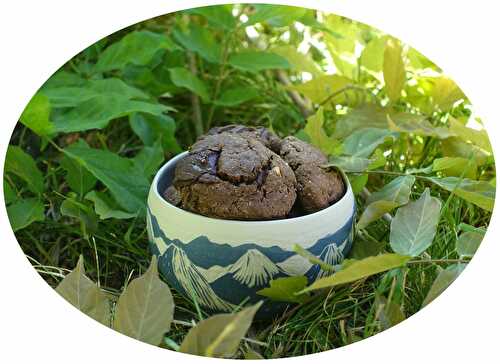 Cookies tout chocolat au beurre de cacahuètes - IG Bas / Sans lactose