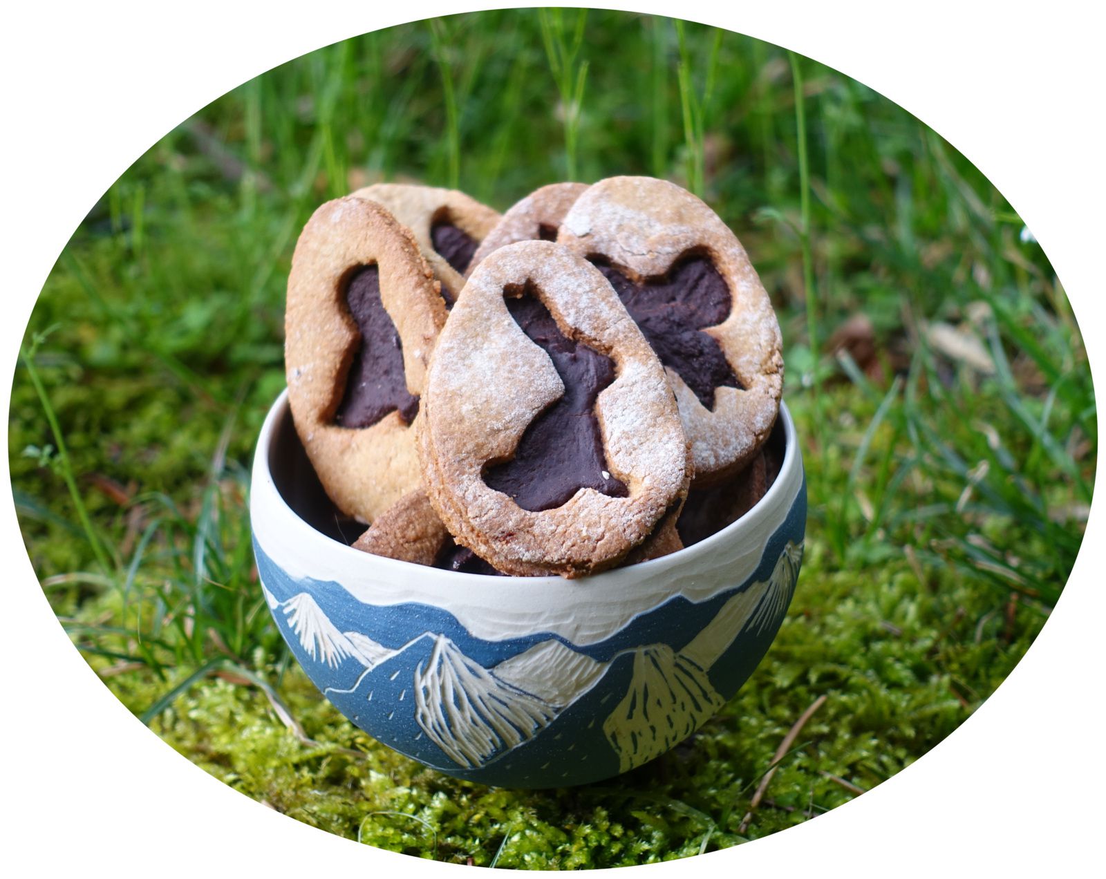 Biscuits fourrés au chocolat noir - IG Bas / sans lactose