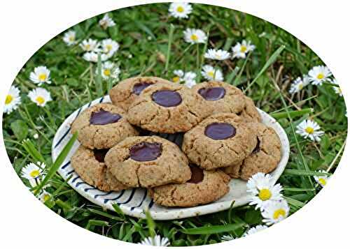 Biscuits végétaliens au coeur chocolaté - IG Bas 