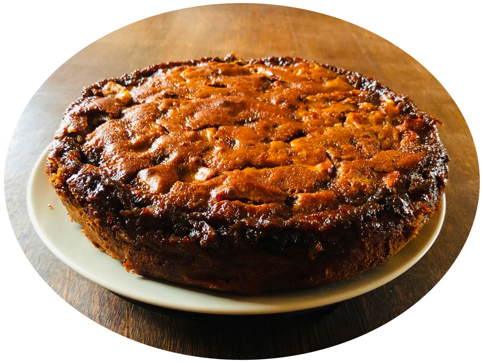 Gâteau caramélisé aux pommes - IG Bas 