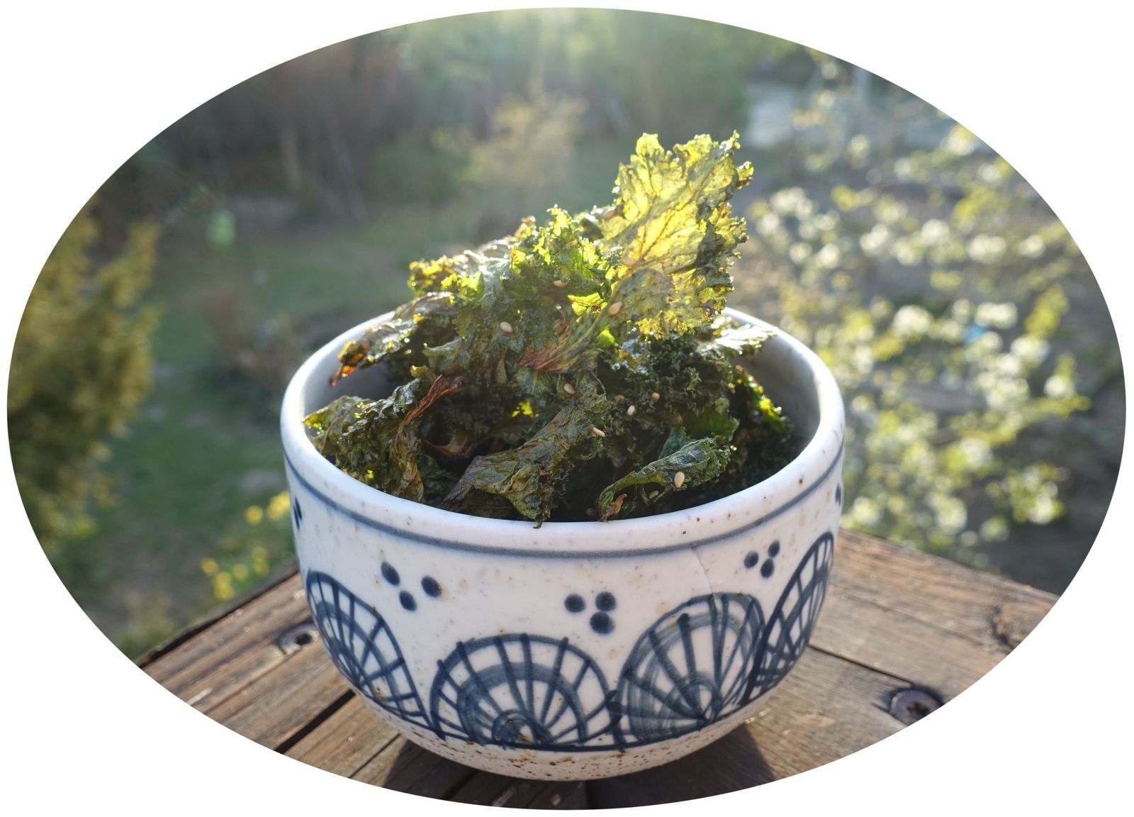 Chips de chou kale - IG Bas
