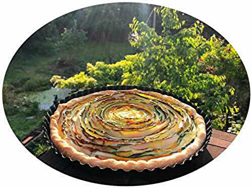 Tarte spirale courgettes, carotte & emmental
