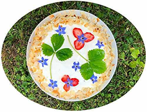 Fraisier au labneh - IG Bas/ modéré