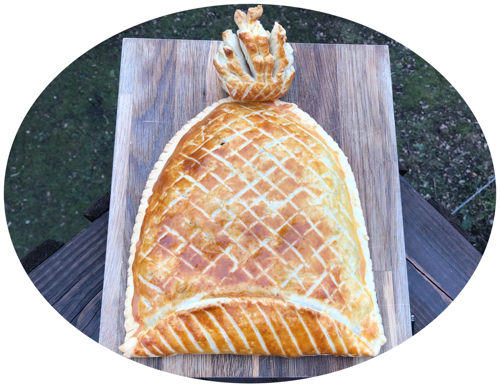 Galette des rois de l'hiver aux pommes & cannelle