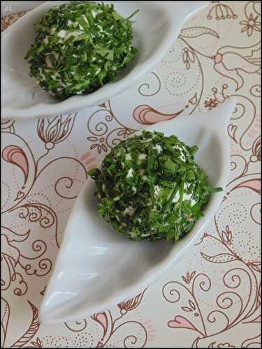 Billes de fromage aux herbes