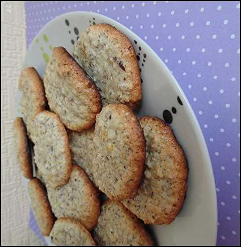 Biscuits à la noisette et à l'orange