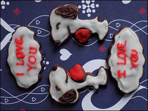 Biscuits au chocolat pour la Saint Valentin