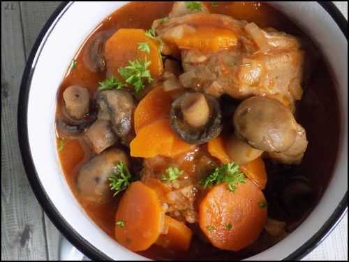 Blanquette de veau sauce tomate