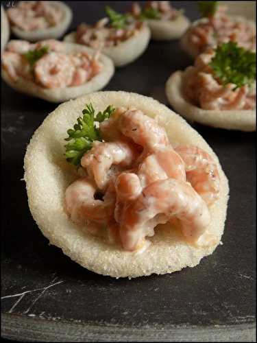 Bouchées aux crevettes